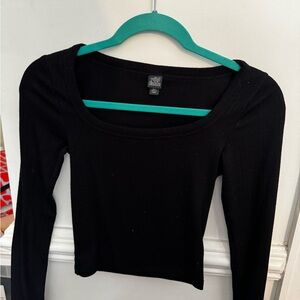 Wild Fable Black Long Sleeve Tee